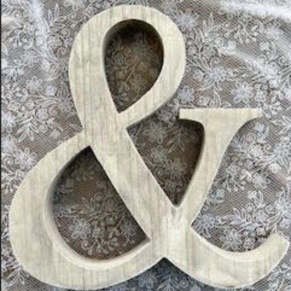 Ampersand Wall Art - Picture 1 of 2